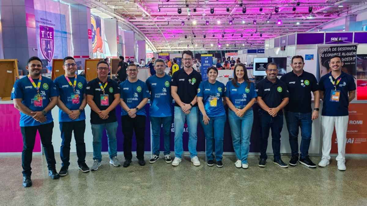 SENAI Ceará na WorldSkills com gestores em Brasília
