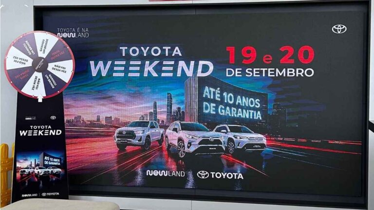 Toyota Weekend Newland com ofertas e até 10 anos de garantia