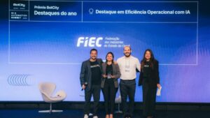 Transformação digital da FIEC reconhecida no Prêmio BotCity 2025 em eficiência com IA