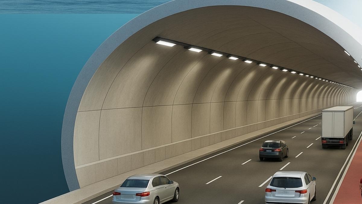 túnel submerso Santos Guarujá