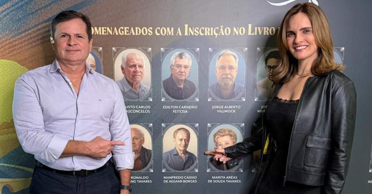 Marcos André e Carla Borges participam de homenagem ao engenheiro Cássio Borges no Confea