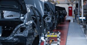 linha de produção automotiva dependente das terras-raras da China