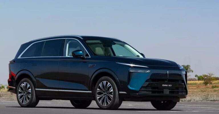 SUV elétrico premium GWM Wey 07 do Grupo New no Brasil
