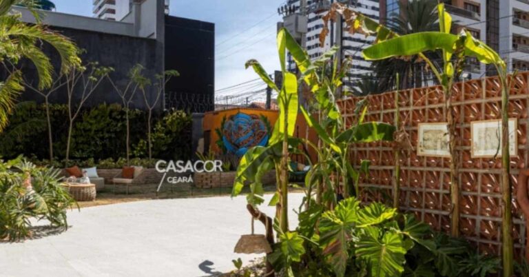 Singular Serviços na CASA COR Ceará 2025 em ambiente externo da mostra