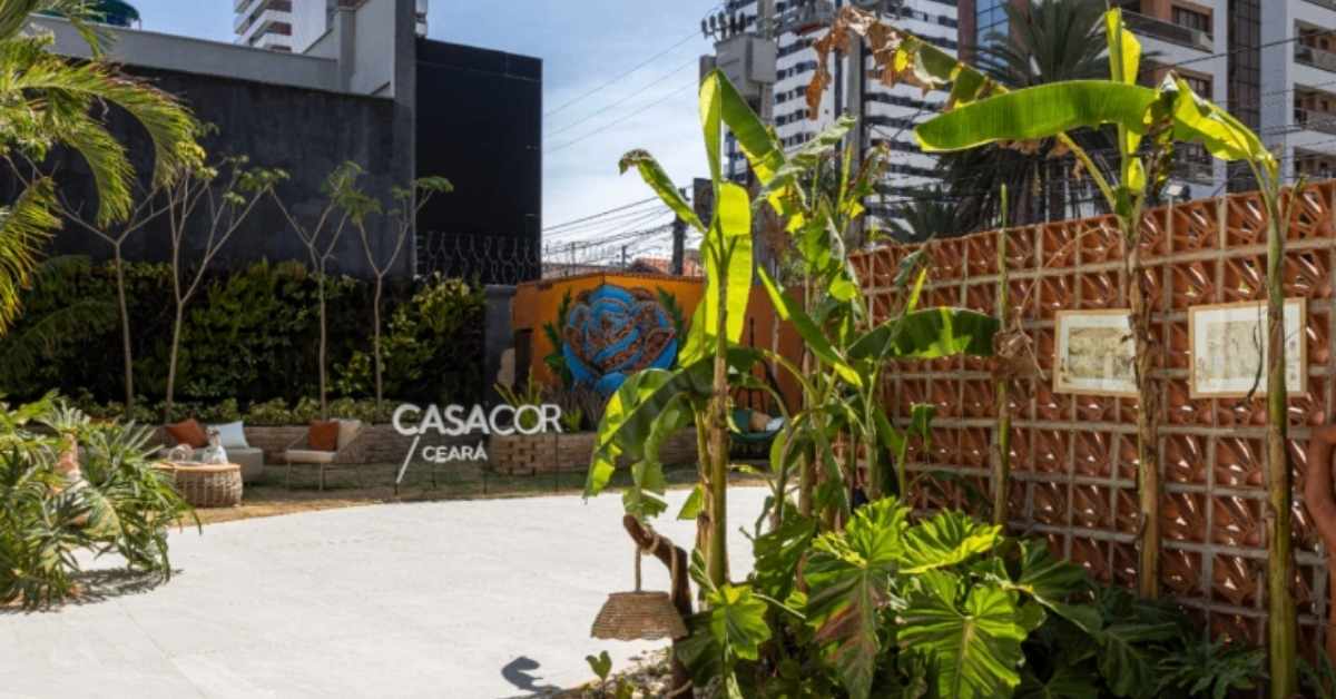 Singular Serviços na CASA COR Ceará 2025 em ambiente externo da mostra