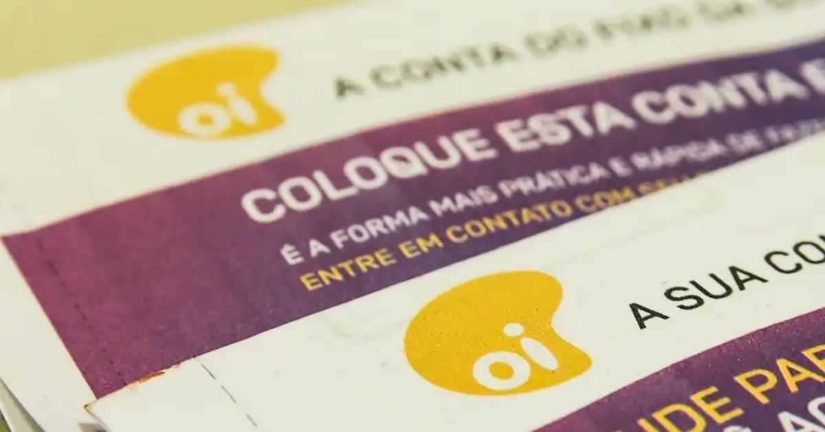 crise da Oi com destaque para contas e comunicação da operadora