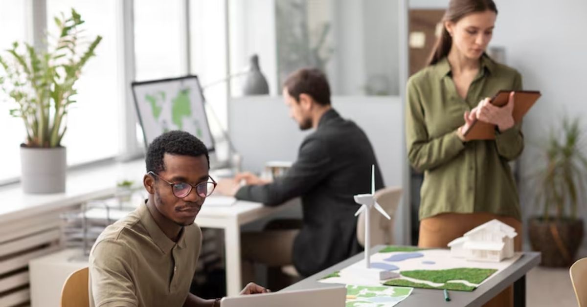 profissionais analisando diretrizes de Ética corporativa no Brasil em ambiente de trabalho