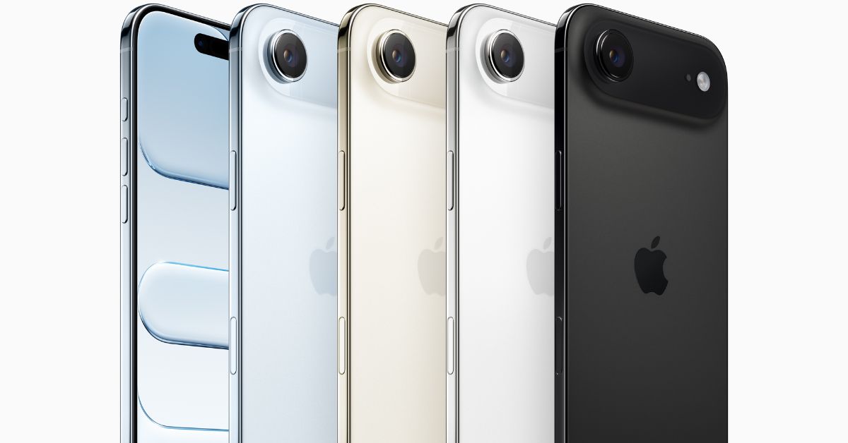 Modelos iPhone Air lado a lado. Segunda geração poderá ter duas câmeras