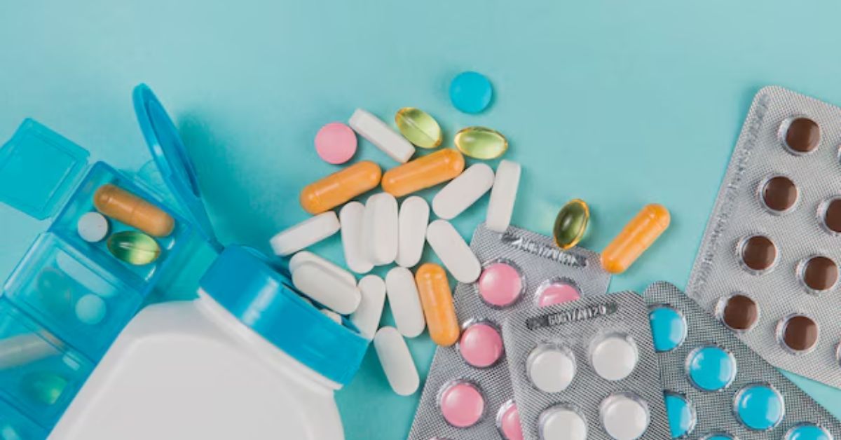 Patentes de medicamentos no Brasil representadas por cartelas e cápsulas