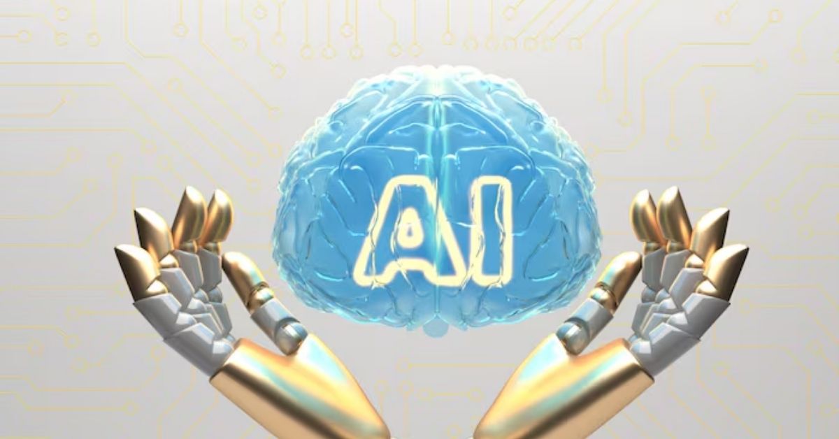 crise da OpenAI representada por IA em destaque segurada por braços robóticos