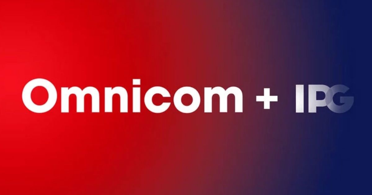 fusão Omnicom e IPG representada pelas marcas unificadas no visual corporativo