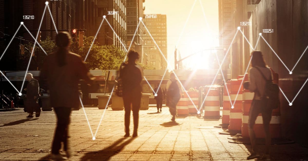 Centro urbano como representação da distribuição econômica vista no PIB dos municípios de 2022-2023