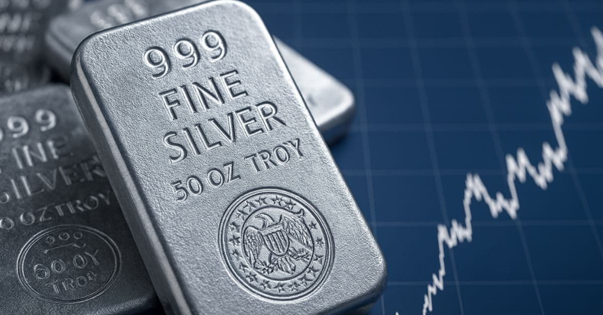 valor da prata em alta no fim de 2025 com oferta apertada