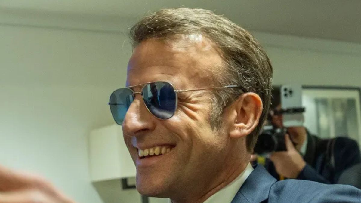 Imagem de Emmanuel Macron, presidente da França para ilustrar uma matéria jornalística sobre as Ações da iVision Tech