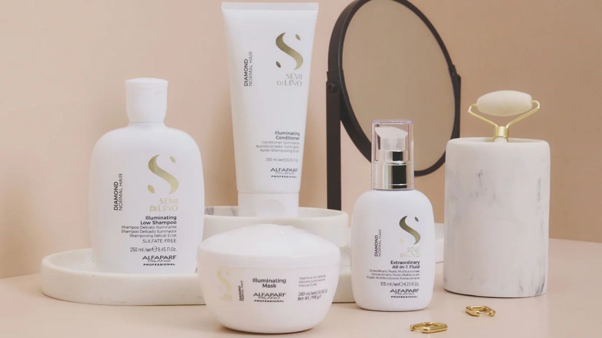 Imagens do produtos de beleza. Alfaparf Milano e Coferly