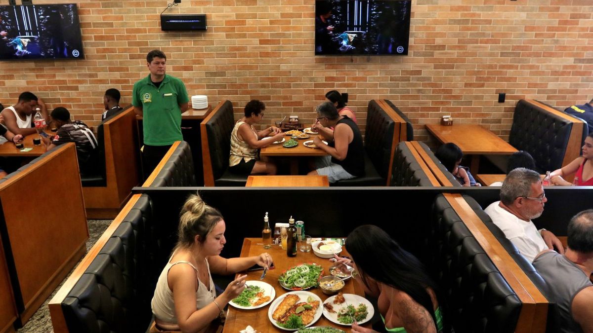 Imagem de um restaurante para ilustrar uma matéria jornalística sobre Faturamento no Carnaval.