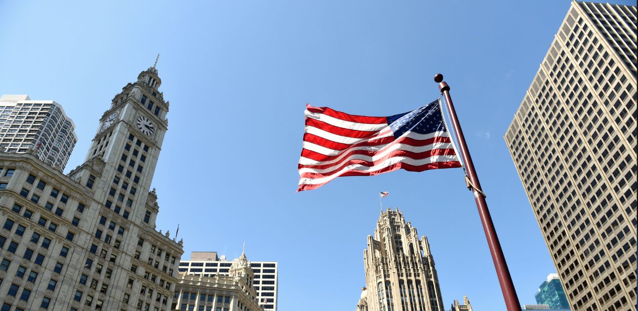 Bolsas de Nova York em Wall Street no início de 2026