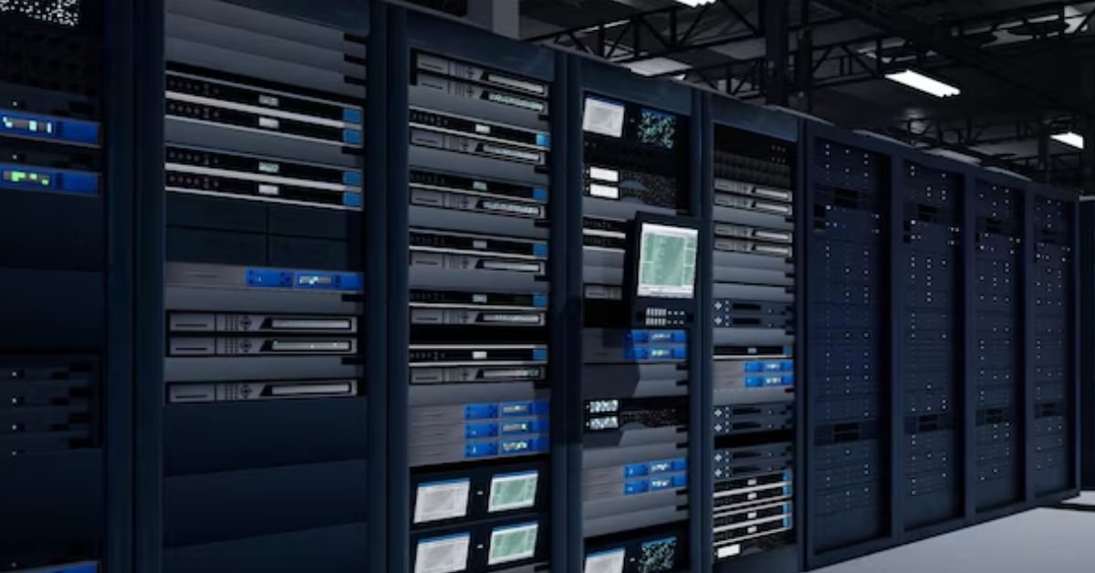 data centers no Brasil com racks de servidores e infraestrutura digital