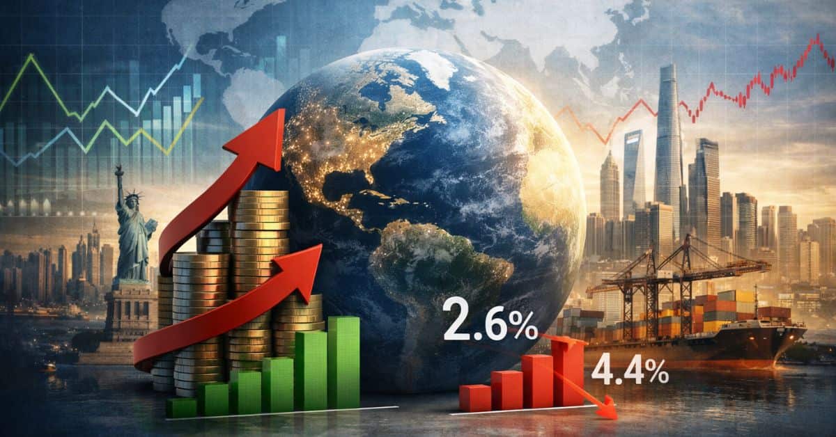 Economia global em 2026 segundo projeções do Banco Mundial