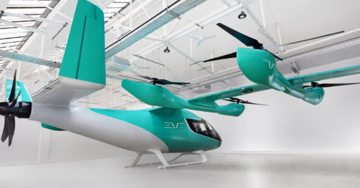 Eve Air Mobility capta investimentos para continuar projetos.