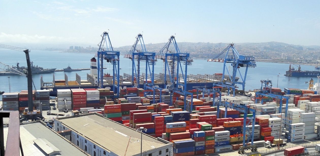 Exportações no Porto de Santos em 2025