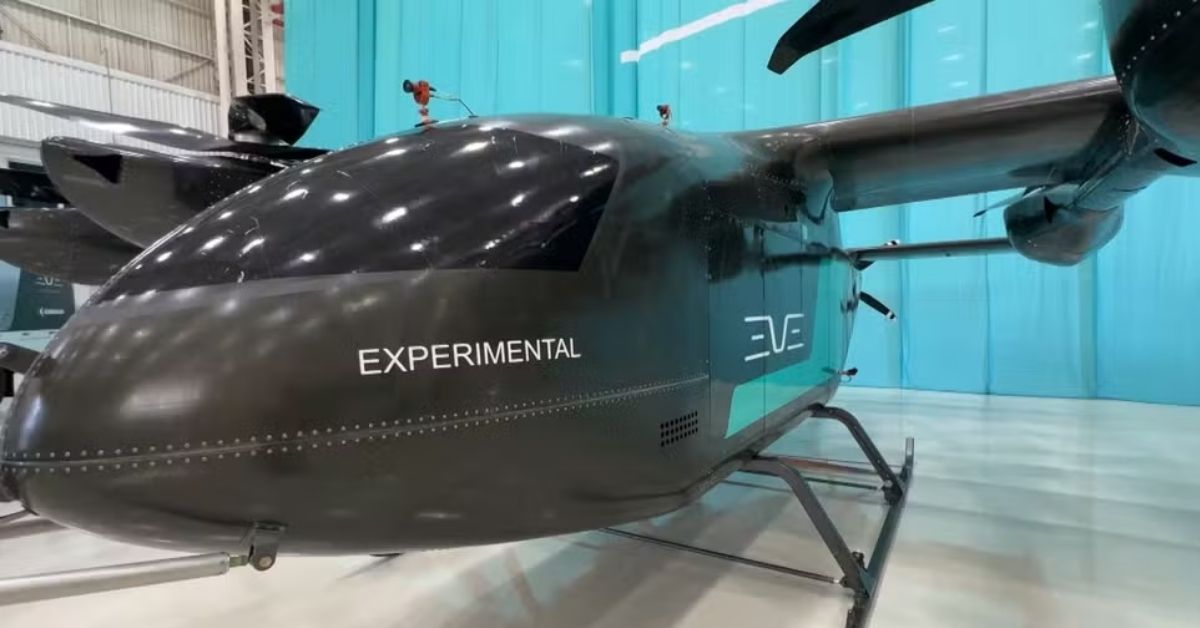 financiamento da Eve em carro voador elétrico eVTOL da Embraer