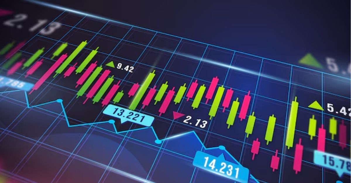 mercado imobiliário com gráfico de negociação de FIIs na B3 em 2025