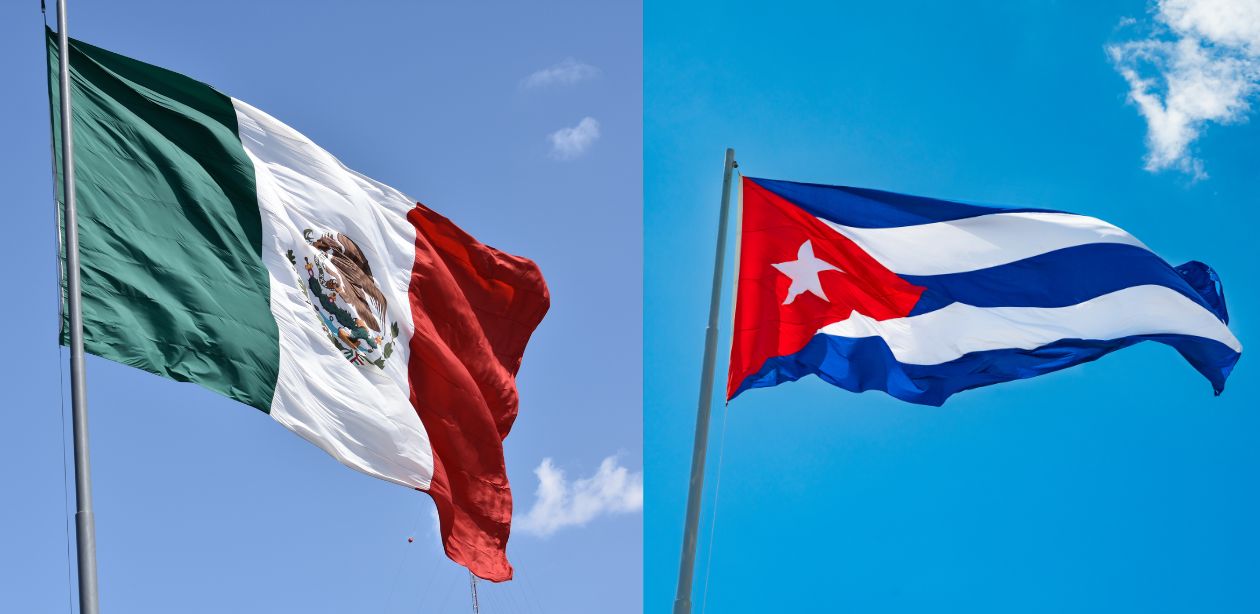 México ajuda Cuba com fornecimento de petróleo em meio a tarifas dos EUA.