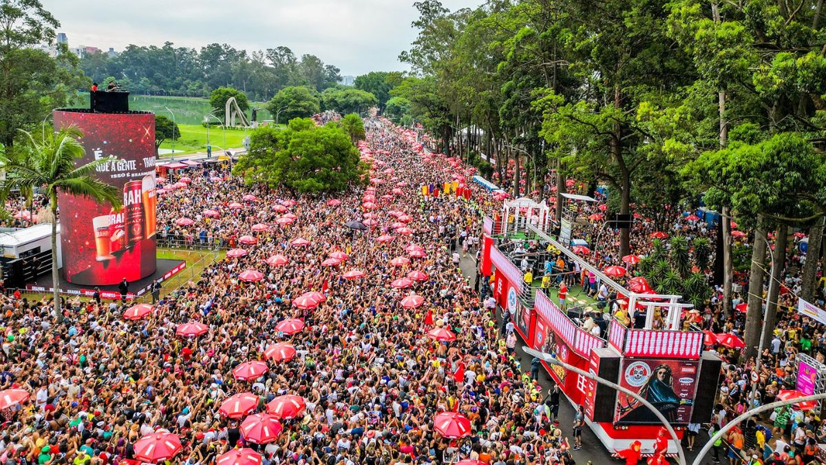 Imagem do Carnaval de São Paulo para ilustrar uma matéria jornalística.