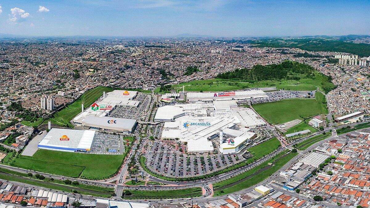 Imagem do Shopping Aricanduva para ilustrar uma matéria jornalística sobre os Maiores Shoppings do Brasil.