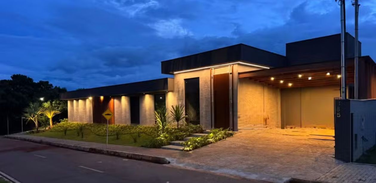 Construção com impressão 3D em residência de alto padrão