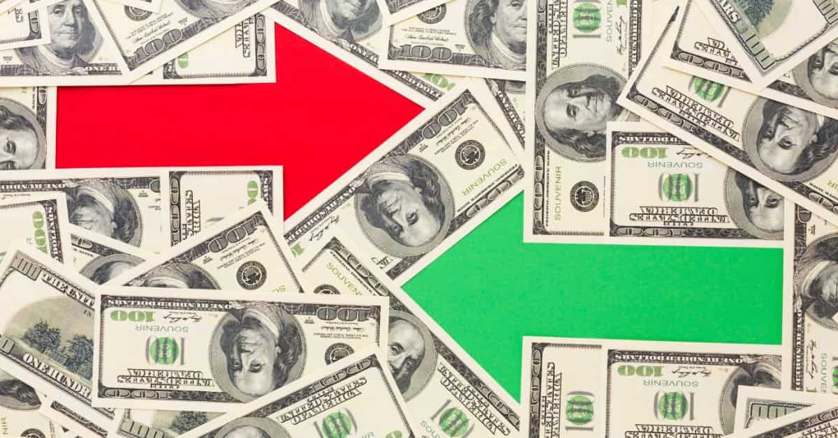 gráfico da inflação dos EUA em janeiro mostrando variação mensal de 0,2%