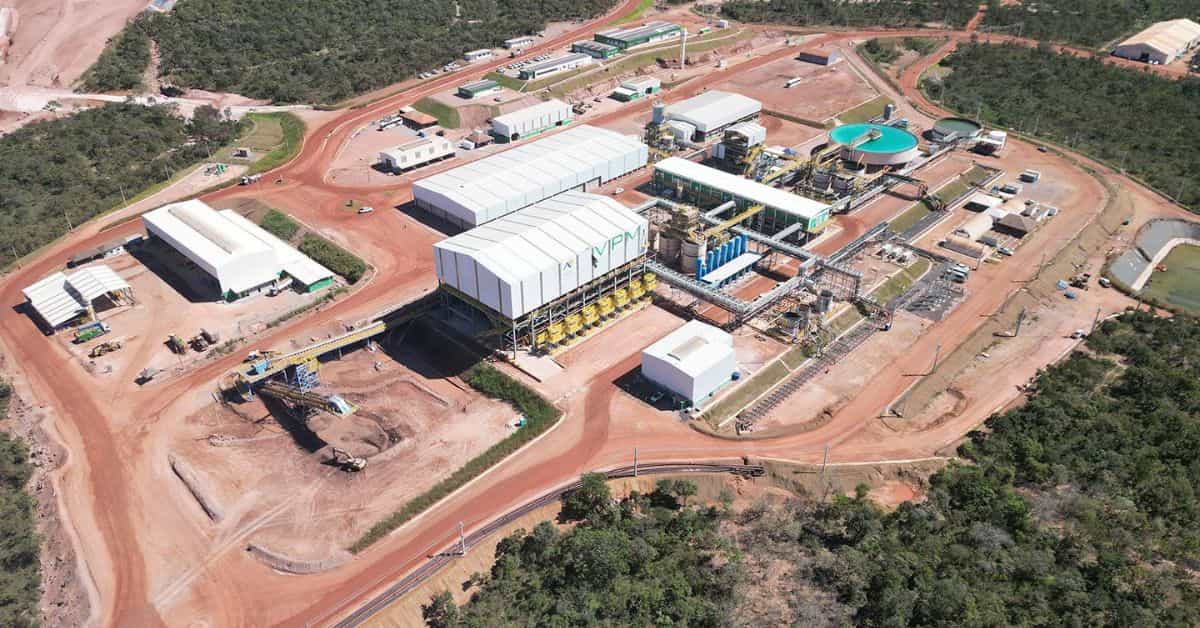 Serra Verde, mineradora de terras raras do Brasil, em operação em Goiás