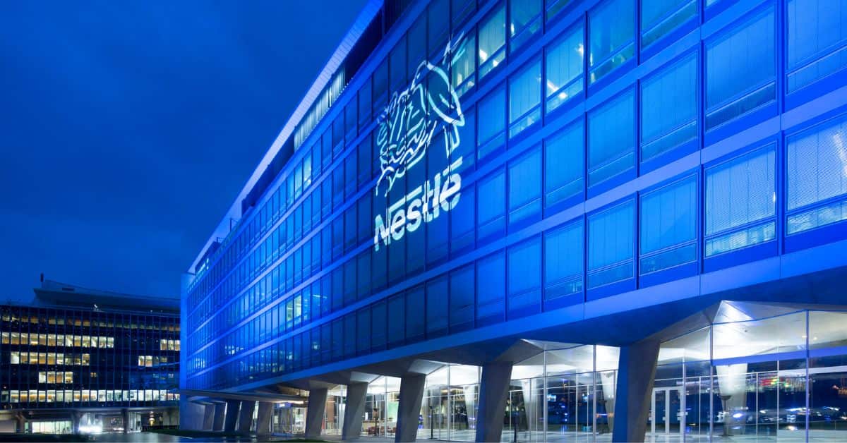 Foto da sede da Nestle, cuja reestruturação da Nestlé inclui venda de divisão de sorvetes