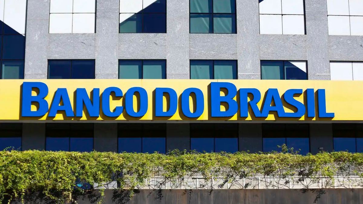 Imagem da fachada de uma agência do Banco do Brasil para ilustrar uma matéria jornalística sobre a nova Diretoria do Banco do Brasil.