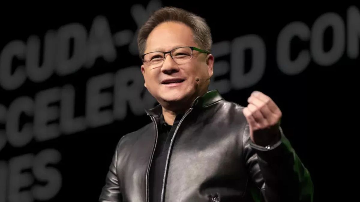 Imagem de Jensen Huang para ilustrar uma matéria jornalística sobre Jensen Huang e IA.