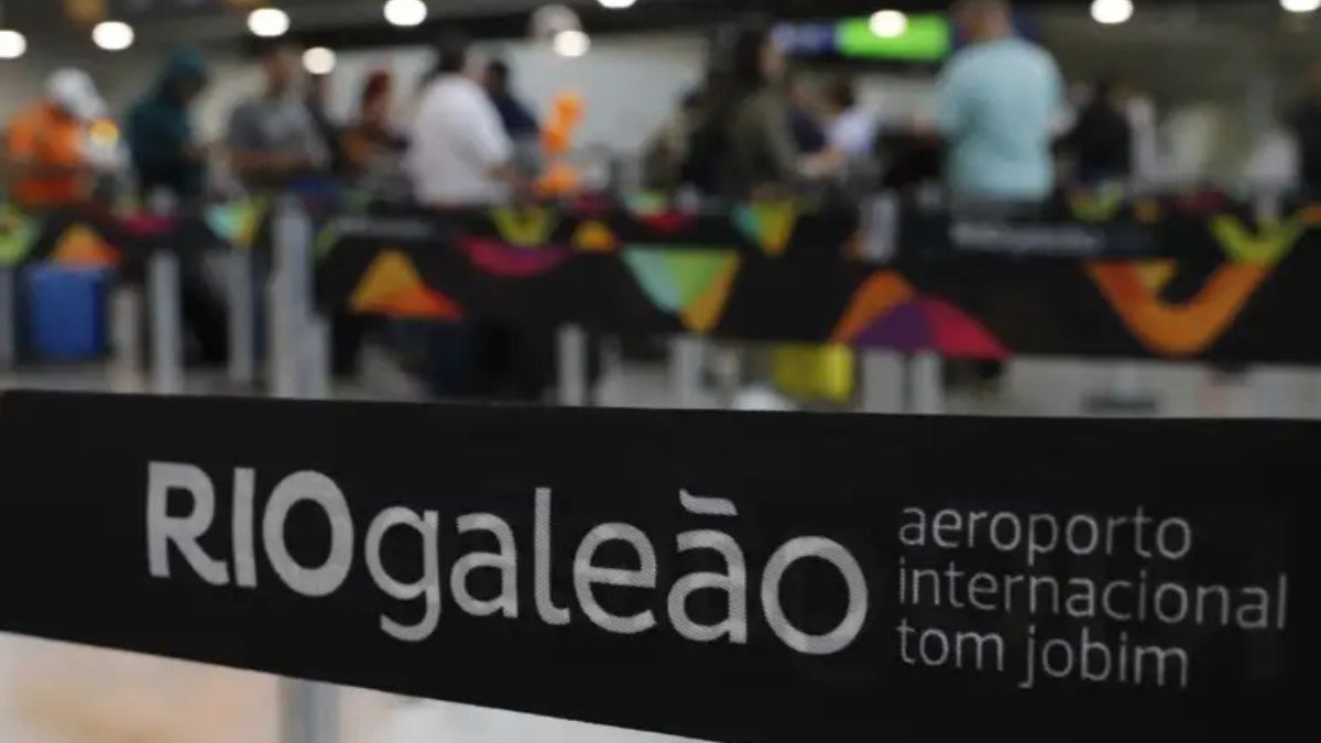 Imagem da fita do Aeroporto Internacional do Rio de Janeiro para ilustrar uma matéria jornalística sobre o Leilão do Galeão.