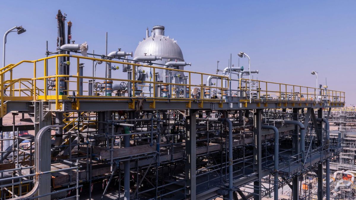 Imagem da Aramco para ilustrar uma matéria jornalística sobre o Lucro da Aramco.