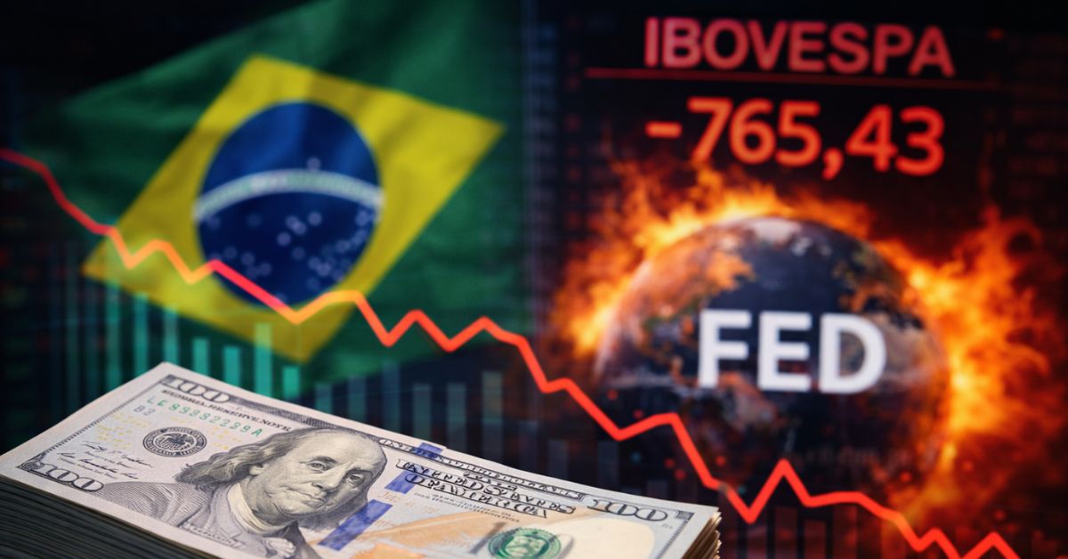 Dólar sobe hoje após decisão do Fed enquanto Ibovespa cai e economia brasileira enfrenta pressão