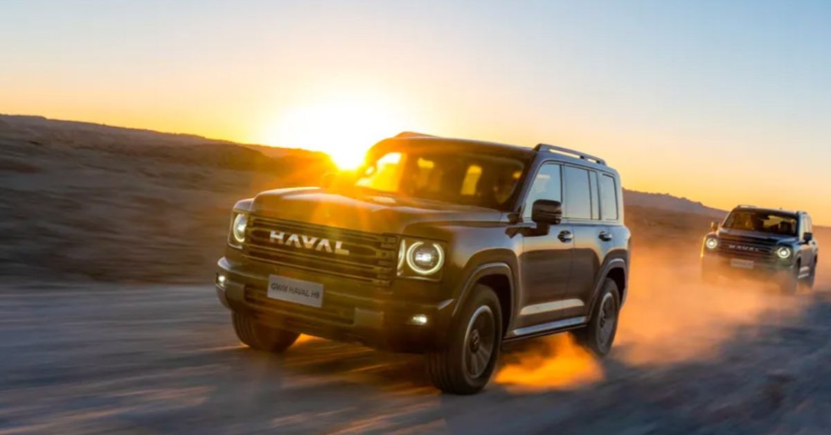 GWM Newhouse Fortaleza em pista off-road com veículos 4x4