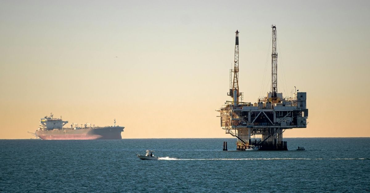 Indústria do petróleo nos EUA em operação de extração
