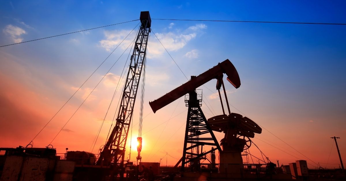 Plataforma de produção de petróleo no Brasil no campo do pré-sal