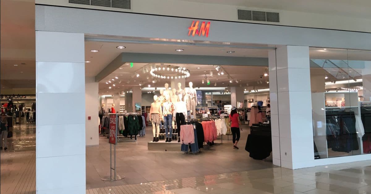 vendas da H&M em loja no Brasil