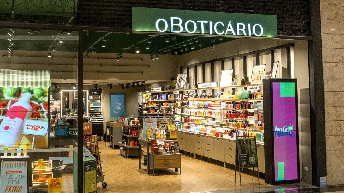 Imagem de uma loja do Boticário para ilustrar uma matéria jornalística sobre a História do Boticário.