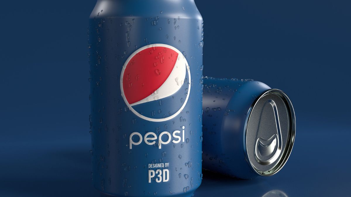 Imagem da lata de uma Pepsi para ilustrar uma matéria jornalística sobre o Lucro da PepsiCo.