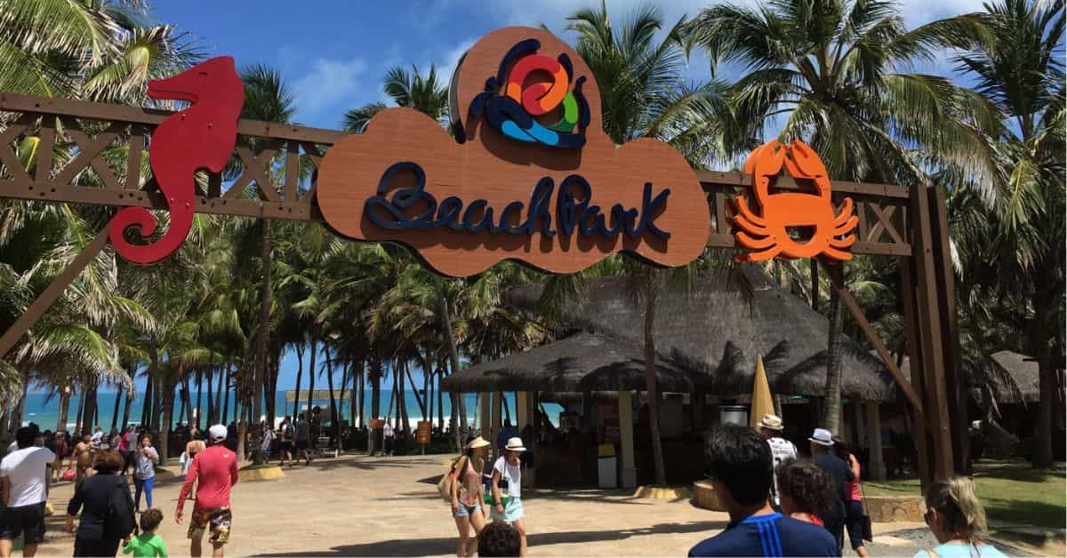 Entrada do Beach Park, alvo de multa por impedir meia-entrada a consumidora