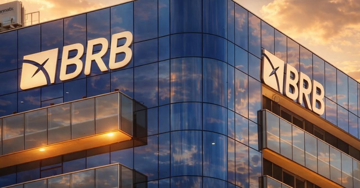 Prédio do BRB em Brasília, local que os balanços financeiros de 2025 deveriam terem sido divulgados.