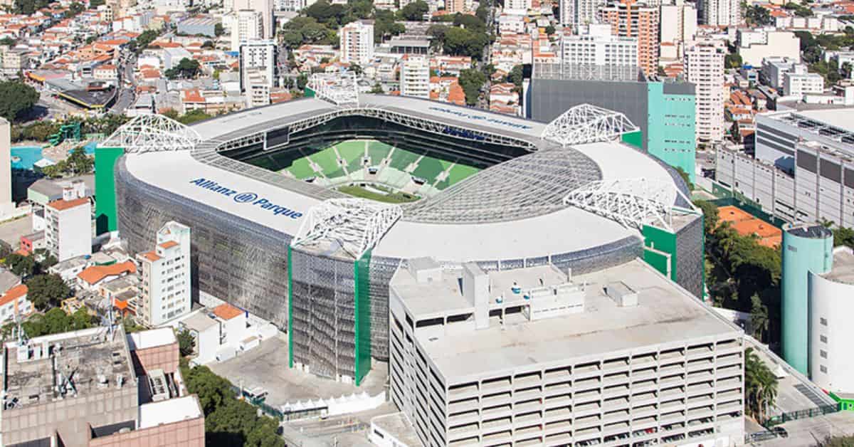 Estádio do Palmeiras em São Paulo, que terá novo naming rights após acordo com o Nubank