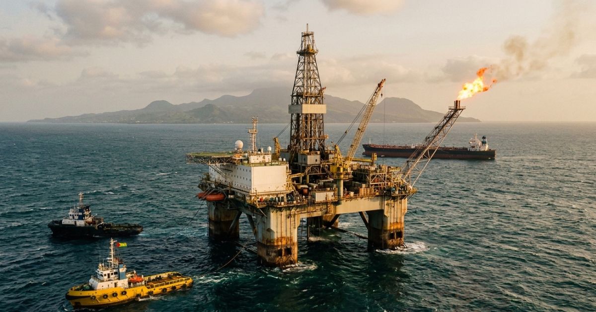 Plataforma offshore representa aposta da Petrobras na África para buscar novas reservas em São Tomé e Príncipe