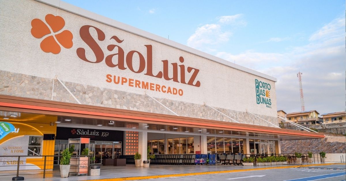 São Luiz Supermercado vendas de Páscoa supermercado com chocolates e peixaria